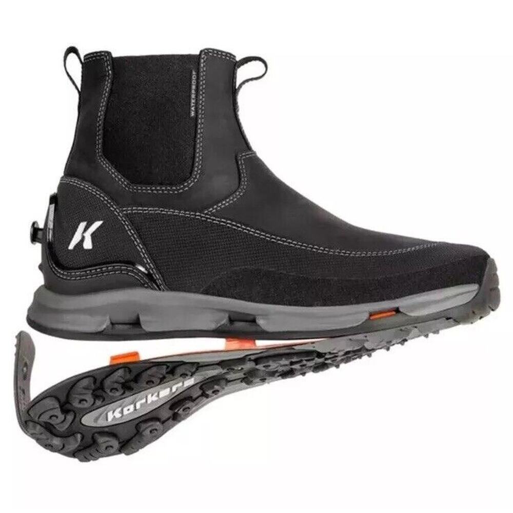 Korkers Men's Alpine Chelsea Outdoor Boots with TrailTrac Sole Size 6 Waterproof - Picture 2 of 16